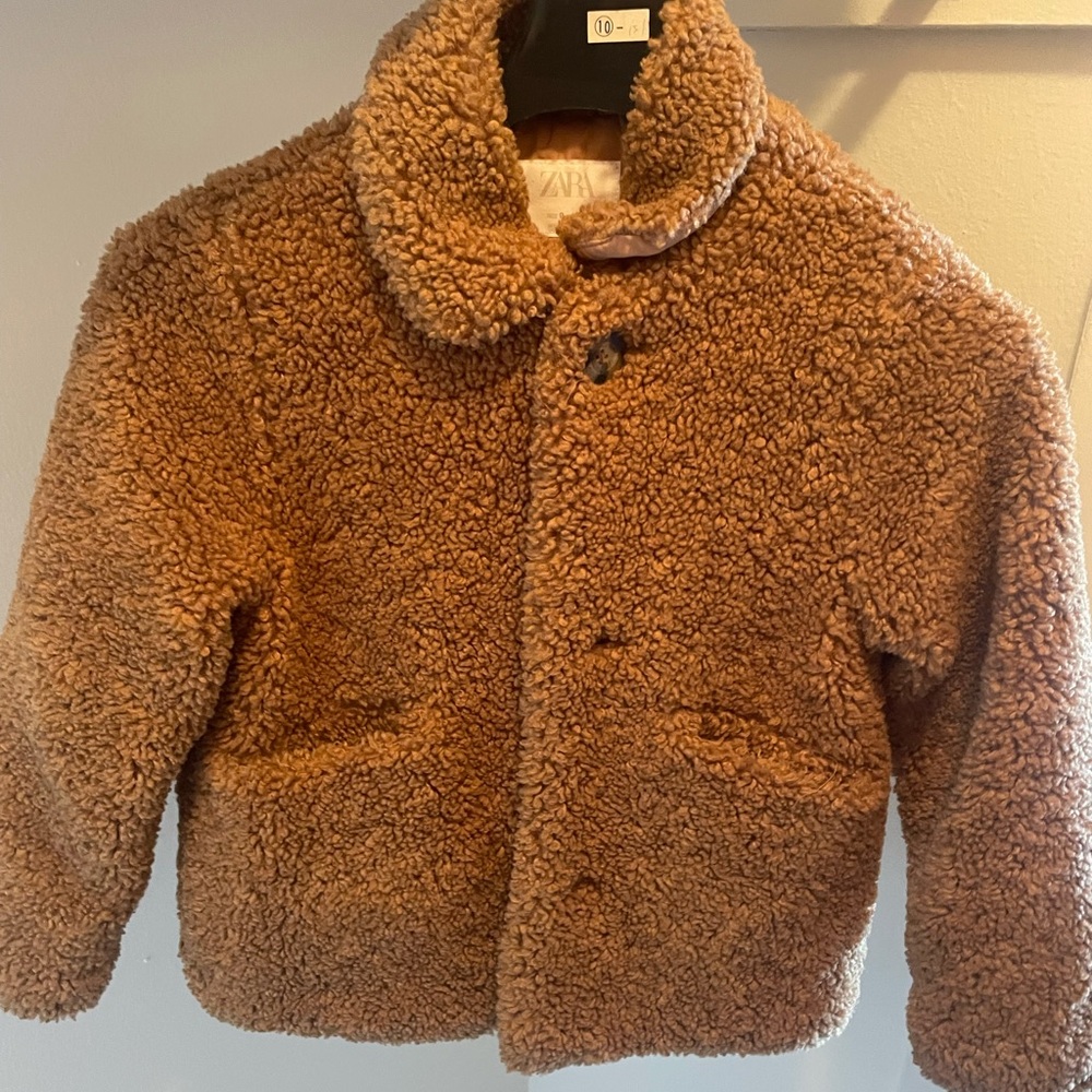 Girls furry coat